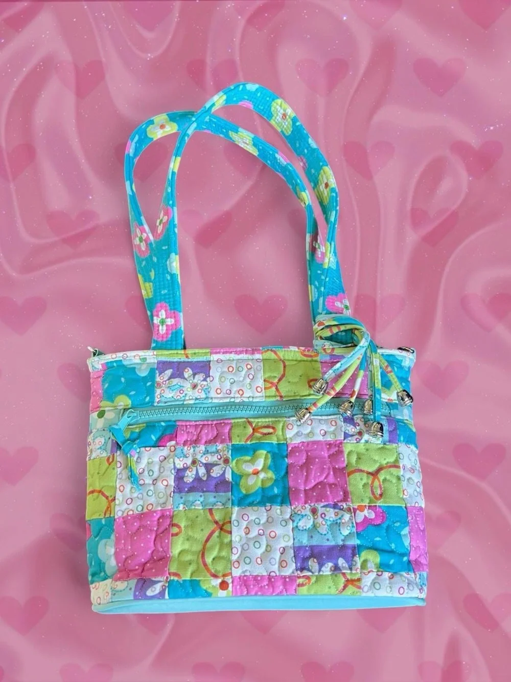 Vintage DSQ quilted patchwork bag💕